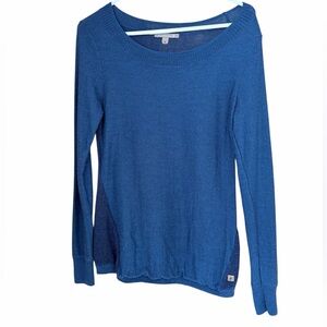 Smartwool Scoop Neck Lightweight Sweater. Medium. Blue. Layer.